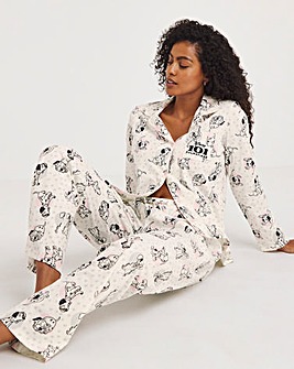 Pure Cotton 101 Dalmatian Button Through Pyjama Set