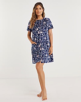 Fleece Button Through Nightie