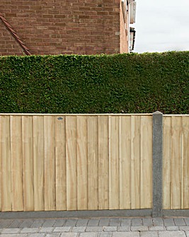 Forest Closeboard Fence Panel 6ft x 4ft - Pack of 4