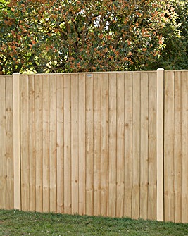 Forest Closeboard Fence Panel 6ft x 6ft - Pack of 3