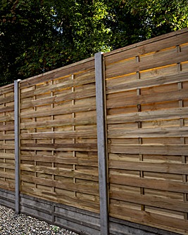 Forest Flat Top Fence Panel 6ft x 6ft - Pack of 3