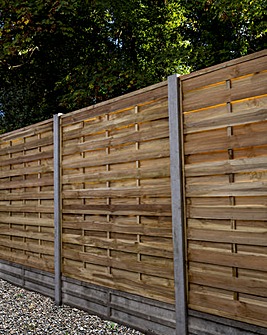 Forest Flat Top Fence Panel 6ft x 6ft - Pack of 4