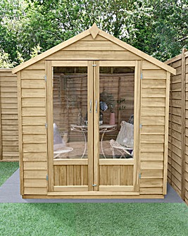 Forest Oakley Overlap 6ft x 4ft Pressure Treated Summerhouse