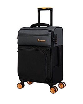 IT Luggage Duo-Tone 8 Wheel Cabin Suitcase with TSA Lock
