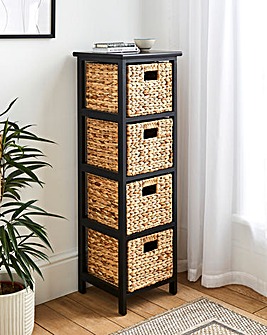 Hyacinth 4 Drawer Tall Unit