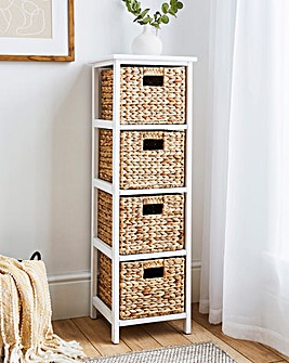 Hyacinth 4 Drawer Tall Unit