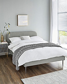 Arden Quilted Bed Frame with Memory Mattress