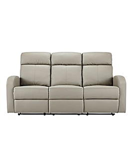 Ramsey Faux Leather Recliner 3 Seater Sofa