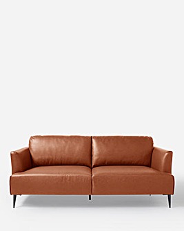 Gray & Osbourn No.131 Faux Leather 3 Seater Sofa
