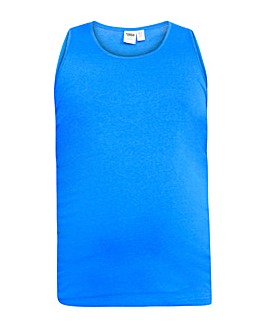 D555 Fabio Muscle Vest Blue