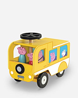 Peppa Pig Wooden Campervan Ride On