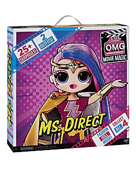 LOL Surprise OMG Movie Magic Ms. Direct Doll with 25 Surprises