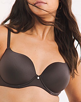 Figleaves Smoothing Sweetheart Full Cup Underwired T-Shirt Bra B-H - Cafe