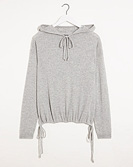 Figleaves Bliss Cashmere Tie Detail Hoody