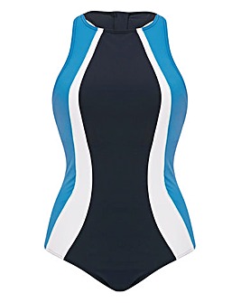 Figleaves Freestyle High Neck Shaping Swimsuit