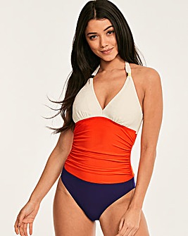 Figleaves Colourblock Underwired Shaping Swimsuit