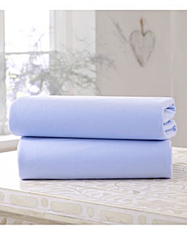 Clair De Lune Pack of 2 Fitted Cot Bed Sheets