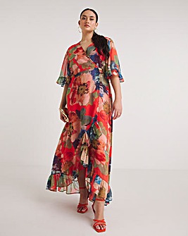 Hope & Ivy Alluring Floral Maxi Dress