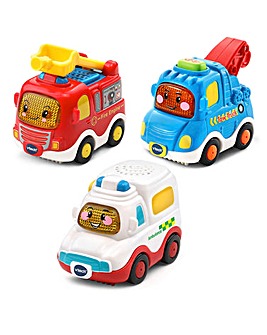 Vtech Toot-Toot Drivers 3 Car Pack Emergency Vehicles