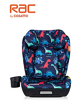 Cosatto Guru High Back Booster Group 3 Isize Car Seat - D is for Dino