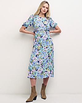 Nobody's Child Felicia Floral Midi Dress