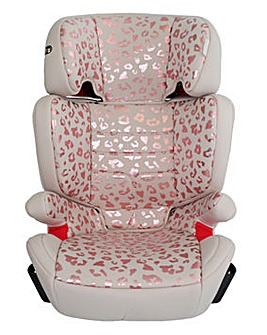 My Babiie Believe by Katie Piper Group 2/3 Blush Leopard Car Seat