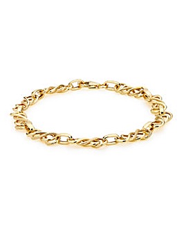 9ct Gold Textured Celtic Bracelet