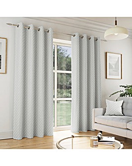 Tokyo Velvet Eyelet Curtains