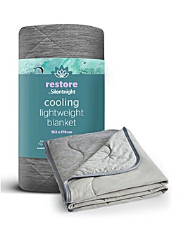 Silentnight Restore Cooling Lightweight Blanket Grey