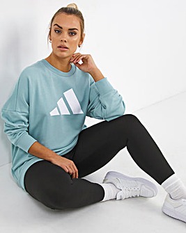 adidas 3 Bar Relaxed fit Crew Sweat
