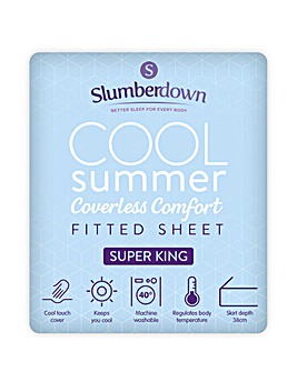 Slumberdown Cool Summer 30cm Fitted Sheet