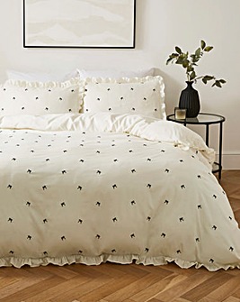 Cosette Ruffle Edge Duvet Cover Set