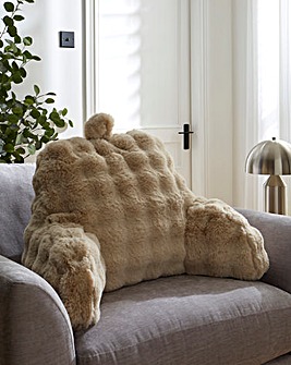 Bubble Faux Fur Back Support Cushion