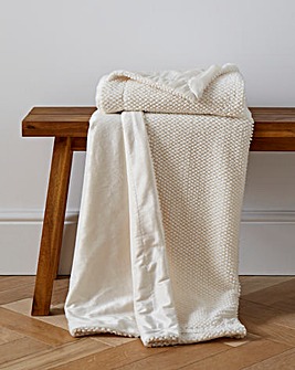 Bobble Fleece Throw