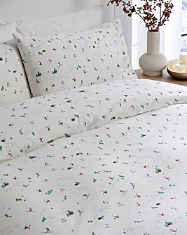 Ski Season Duvet Cover Set