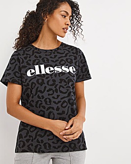 ellesse Lepia Leopard Print T-Shirt