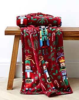 Nutcracker Fleece Throw