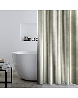 Catherine Lansfield Timeless Stripe Shower Curtain