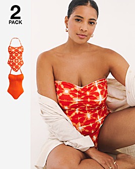 Value 2 Pack Bandeau Swimsuits