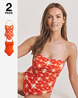 Value 2 Pack Bandeau Swimsuits