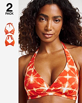 Value 2 Pack Halter Bikini Tops