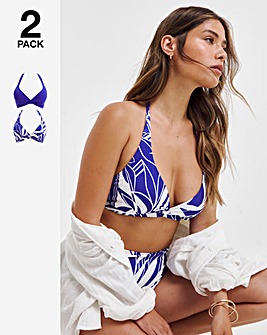 Value 2 Pack Halter Bikini Tops