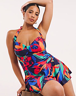 Non Wired Halter Swimdress