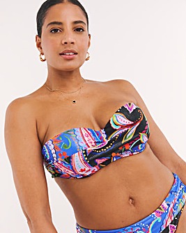 MAGISCULPT Underwired Bandeau Bikini Top