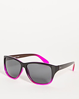 Sophia Polarised Black and Pink Sunglasses