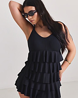 MAGISCULPT Firm Control Ruffle Swimdress