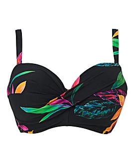 MAGISCULPT Twist Front Bandeau Underwired Bikini Top