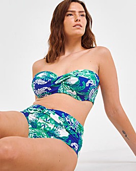 MAGISCULPT Twist Front Bandeau Underwired Bikini Top