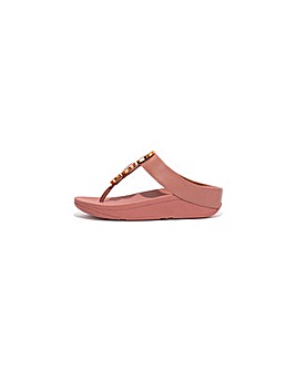 Fit Flop Halo Leather Toe-Post Sandals