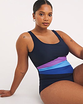 Sports Piping Swimsuit